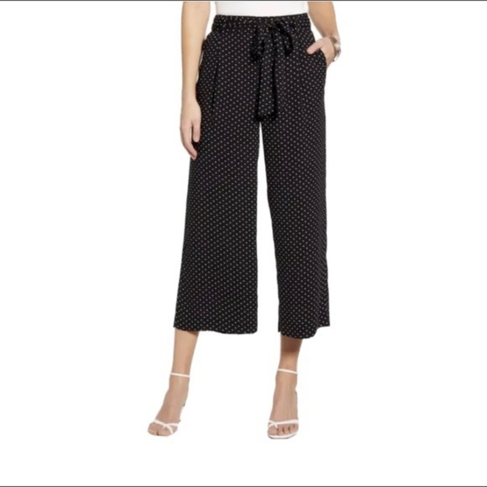 Halogen XXL Black Polka Dot Pants